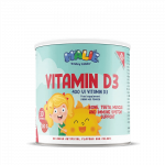 MALIE Vitaminas D3 kaulams, dantims, raumenims ir imuninei sistemai vaikams