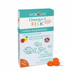 NORSAN, OMEGA-3 FISK JELLY, BRA&Scaron;KIŲ CITRINŲ SKONIO guminukai 45vnt.