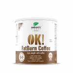 NATURE'S FINEST OK!FATBURN COFFEE Riebalų deginimo kava su L-karnitinu, guarana ir &scaron;eivamedžiu