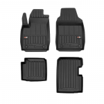 Kilimėliai Fiat 500 Hybrid Nuo 2020 Frogum 3D Proline Luxury Juodi