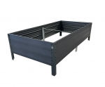 Plastikinė GPPS pakelta lysvė KLASIKA Woodlook - Antracito 50x150x20 cm