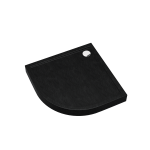 Du&scaron;o padėklas VENTO Black 80x80x12 R55 Juodas