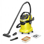 Drėgno ir sauso valymo dulkių siurblys KARCHER WD 5 P V-25/8/35 Geltonas