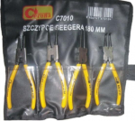 Replės fiksavimo žiedams 180 mm, 4 vnt