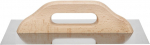Trintuvė nerūdijančio plieno medine rankena Inter-S | 280 x 130 mm