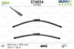 Valytuvai Valeo Silencio Audi Flat Blade