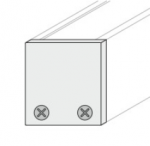 Tvirtinimo elementai LINEA20 Pilki