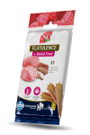 Skanėstai &scaron;unims FARMINA N&D QUINOA DOG TREAT FLATULENCE Lamb&Yucca ADULT MED&MAX 100g