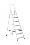 Kopėčios aliuminės, buitinės EUROSTYL | 7 pakopų 140-217cm, max 120 kg