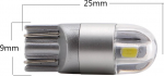 Lemputė LED W5W T10 2SMD 24V Balta (2vnt)
