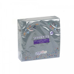 Popierinės servetėlės COLORPARTY 29271 Pilkos 38x38 cm 30 vnt.