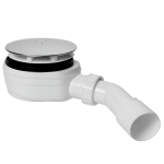 Sifonas du&scaron;ui EWNN942 Inox, žemas, 45&deg;, 40/50mm