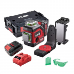 Kryžminis lazerinis nivelyras FLEX ALC 3/360-G/R 12V Žalias
