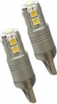 Lemputė W5W T10 10SMD CANBUS Balta 12V