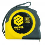 Ruletė geltona Vorel | 10m x 25 mm