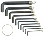 Raktų &scaron;e&scaron;iabriaunių rinkinys Vorel | 2-10mm 8vnt,