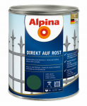 Emaliniai metalo dažai Alpina Direkt A Rost RAL6005 750 ML