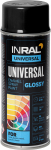 (04) INRAL UNIVERSAL, juodi blizgūs RAL9017, dažai aerozol.,400ml