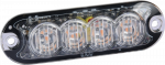Papildoma lemputė AMBER LED LEMPOS 3W 4LED 12-24V