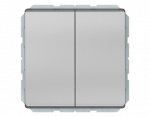Jungiklis VILMA STANDARD ST 150 2 klavi&scaron;ų, metalo spalvos