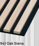 Tūrinė sienų danga SLIM, 270x2750mm, pagrindas 6mm juodas veltinis