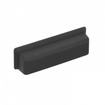 Rankenėlė CC-96mm L-113mm Cinko lydinys Lakuota Juoda