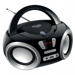 CD Boombox ADLER AD 1181: CD grotuvas, FM radijas, USB jungtis