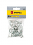 Aliumininės kniedės TOPEX 4.0x12.5 mm 50 vnt.