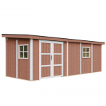 Sodo namelis M941B su dažų rinkiniu Redwood Red Be grindų 14,30m2