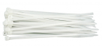 Užtraukiami laidų tvirtinimo dirželiai balti Vorel | 75x2.4mm,100vnt