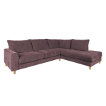 Kampinė sofa LAYLA RC Pilka rožinė De&scaron;ininė