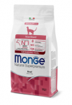 Sausas pa&scaron;aras katėms MONGE Dry Cat Adult Sterilized Beef monoprotein 1,5kg