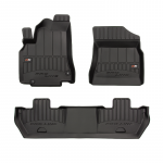 Kilimėliai Frogum 3D ProLine Luxury Peugeot Partner II / Citroen Berlingo II Juodi