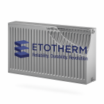Plieninis radiatorius ETOTHERM T33 600x1200 mm, &scaron;oninio pajungimo