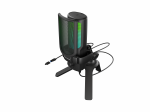 Mikrofonas GENESIS Radium 250 Juodas su RGB ap&scaron;vietimu