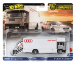 Automodeliukas Vilkikas su automobiliu Hot Wheels FLF56