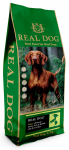 Sausas pa&scaron;aras &scaron;unims REAL DOG SP Puppy All Breeds Lamb, Pork & Buffalo with Brown Rice 12kg