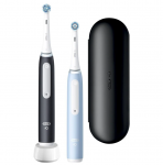 Elektrinis dantų &scaron;epetėlis ORAL-B iO3 Series Matinis juodas/Ledinė mėlyna