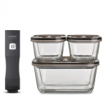 Vakuumavimo aparatas CASO Vacu OneTouch Eco-Set Juodas