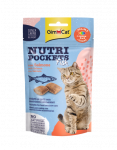 Skanėstai katėms GIMCAT NUTRI POCKETS Fish with Salmon 60g