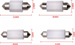 Lemputė C5W T11 LED 2SMD 39mm Canbus 24V (2vnt)