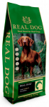 Sausas pa&scaron;aras suaugusiems &scaron;unims REAL DOG SP Adult Medium Lamb&Rice 12kg