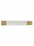 Medinis metras, sulankstomas NEO 74-020 2 m baltai-geltonas