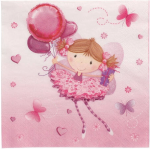 Servetėlės Little Dancer 33x33cm 3-sluoksnių 20vnt