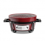 Stalo grilis KAMADO BONO Hibachi EVO apvalus Royal Red