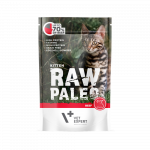 Raw Paleo kitten - sausas pa&scaron;aras kačiukams su jautiena 100g x 12 vnt.