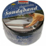 Bituminė aliuminio juosta antracito spalvos SOUDAL Soudaband 10 m, plotis 75mm
