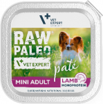 Raw Paleo Pate Mini Adult, konservuotas pa&scaron;aras &scaron;unims su ėriena 150g x 12 vnt.