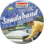 Bituminė aliuminio juosta molio spalvos SOUDAL Soudaband, plotis 75mm