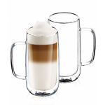 Puodeliai Duali LONG 450ml 2vnt su Dviguba Sienele